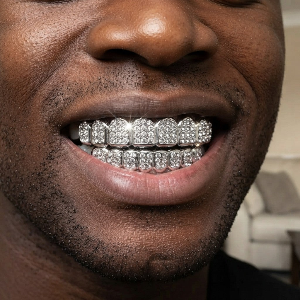 Diamond Encrusted Hip Hop Grillz
