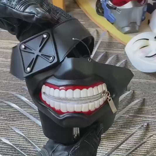 Kaneki Ken Cosplay Mask – Iconic Tokyo Ghoul Anime Prop